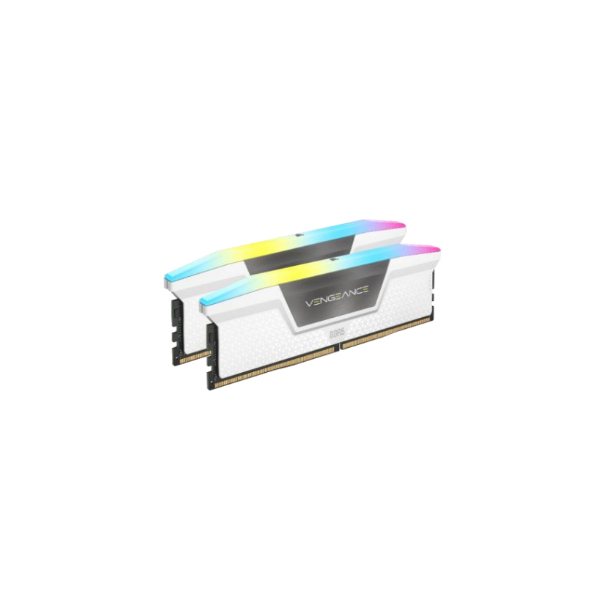 CORSAIR RAM VENGEANCE RGB DDR5 32GB (2 x 16GB) DDR5 6000 CL38-48-48-96 1.35V Intel XMP AMD EXPO - [CMH32GX5M2D6000Z38W]