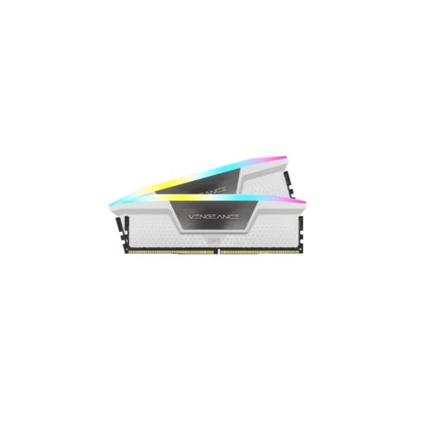 CORSAIR RAM VENGEANCE RGB DDR5 32GB (2 x 16GB) DDR5 6000 CL38-48-48-96 1.35V Intel XMP AMD EXPO - [CMH32GX5M2D6000Z38W]