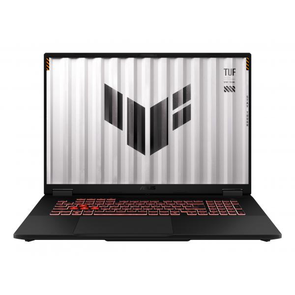 ASUS TUF Gaming A18 FA808UM-S8012W AMD Ryzen 7 260 Computer portatile 45,7 cm (18") WUXGA 16 GB DDR5-SDRAM 1 TB SSD NVIDIA GeForce RTX 5060 Wi-Fi 6E (802.11ax) Windows 11 Home Nero, Grigio [FA808UM-S8012W]