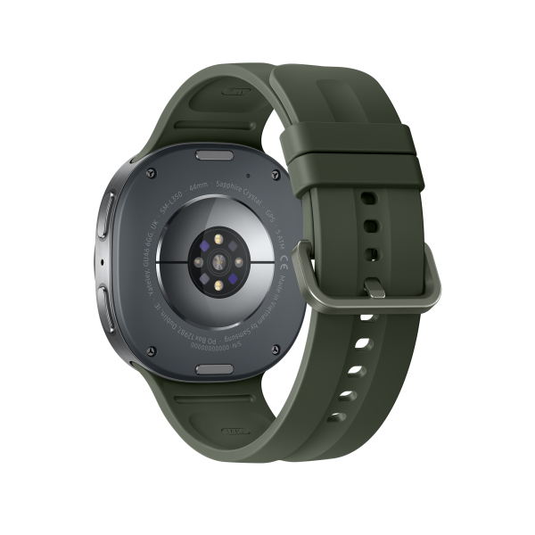Samsung Galaxy Watch9, 44mm, Silver, LTE, Design sottile anti-urto, guida al sonno, coaching salute, benessere cardiaco, batteria da 445 mAh, Snapdragon Wear Elite [Versione Italiana] [SM-L355FZSAITV]