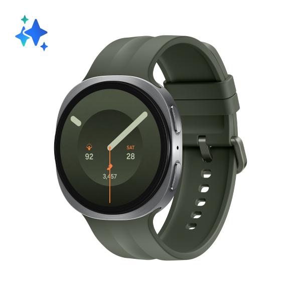 Samsung Galaxy Watch9, 44mm, Silver, LTE, Design sottile anti-urto, guida al sonno, coaching salute, benessere cardiaco, batteria da 445 mAh, Snapdragon Wear Elite [Versione Italiana] [SM-L355FZSAITV]