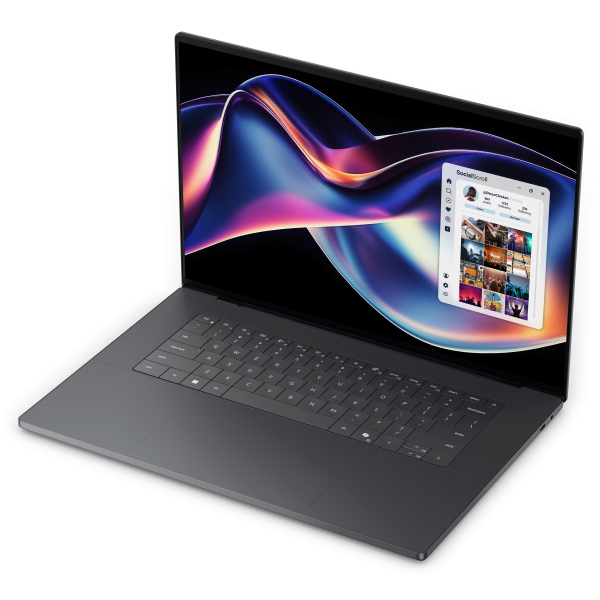 DELL XPS DA16260 Copilot+ PC Intel Core Ultra X7 358H Computer portatile 40,6 cm (16") Touch screen 3.2K 32 GB LPDDR5x-SDRAM 1 TB SSD Wi-Fi 7 (802.11be) Windows 11 Pro Grafite Italiano [H48MW]