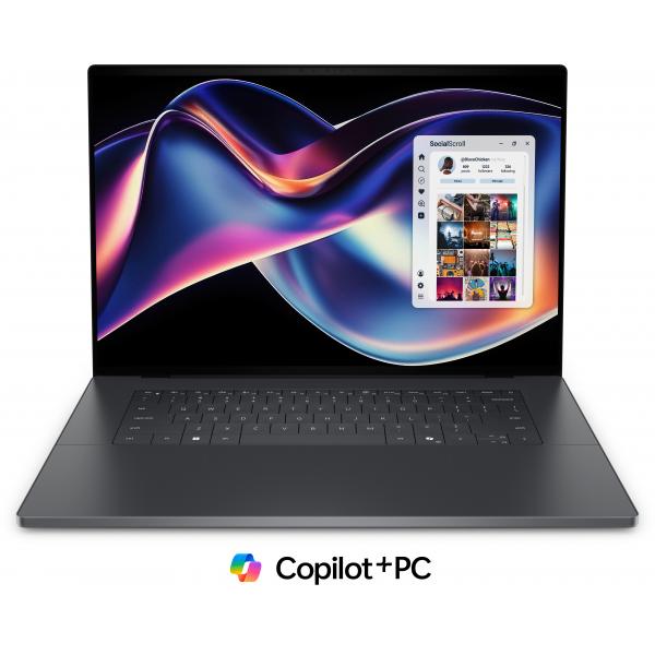 DELL XPS DA16260 Copilot+ PC Intel Core Ultra X7 358H Computer portatile 40,6 cm (16") Touch screen 3.2K 32 GB LPDDR5x-SDRAM 1 TB SSD Wi-Fi 7 (802.11be) Windows 11 Pro Grafite Italiano [H48MW]