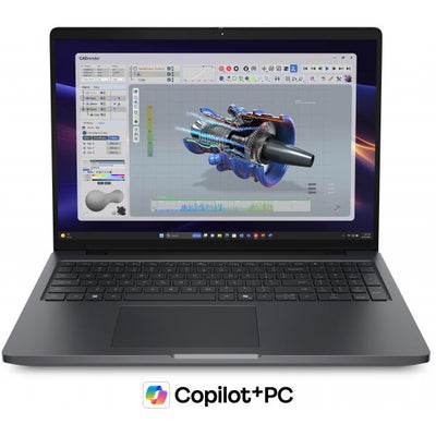 DELL Pro Precision 5 16 PW516261 Copilot+ PC Intel Core Ultra 7 366H Computer portatile 40,6 cm (16") Full HD+ 32 GB LPDDR5x-SDRAM 1 TB SSD NVIDIA RTX PRO 2000 Blackwell Wi-Fi 7 (802.11be) Windows 11 Pro Nero Italiano [14C72]