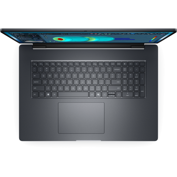 DELL Pro Max 18 Plus MB18250 Intel Core Ultra 7 265HX Workstation mobile 45,7 cm (18") Quad HD+ 32 GB DDR5-SDRAM 1 TB SSD NVIDIA RTX PRO 2000 Blackwell Wi-Fi 7 (802.11be) Windows 11 Pro Nero Indiano [PRM7Y]