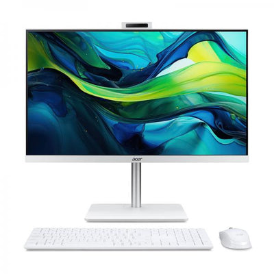 Acer Veriton VZ2417G Intel Core 5 120U 68,6 cm (27") 1920 x 1080 Pixel PC All-in-one 16 GB DDR4-SDRAM 512 GB SSD Windows 11 Pro Wi-Fi 6 (802.11ax) Giallo, Bianco [DQ.R8LET.005]