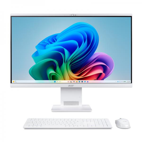 Acer Aspire S27B-UGLNL Copilot+ PC Intel Core Ultra 5 226V 68,6 cm (27") 1920 x 1080 Pixel PC All-in-one 16 GB DDR5-SDRAM 1 TB SSD Windows 11 Home Wi-Fi 7 (802.11be) Bianco [DQ.BSAET.003]