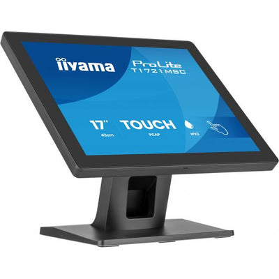 iiyama ProLite T1721MSC-B3 Monitor PC 43,2 cm (17") 1280 x 1024 Pixel SXGA Touch screen Da tavolo Nero [T1721MSC-B3]