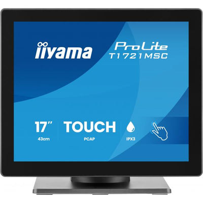 iiyama ProLite T1721MSC-B3 Monitor PC 43,2 cm (17") 1280 x 1024 Pixel SXGA Touch screen Da tavolo Nero [T1721MSC-B3]