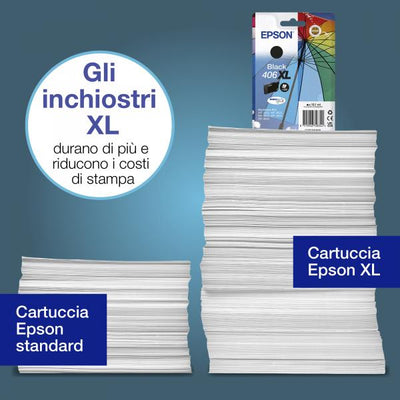 Epson Inchiostri DURABrite Ultra Ombrello confezione singola 406XL nero [C13T17H14010]