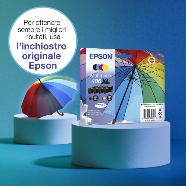 Epson Inchiostro DURABrite Ultra Ombrello 406XL multipack 4 colori [C13T17H64010]