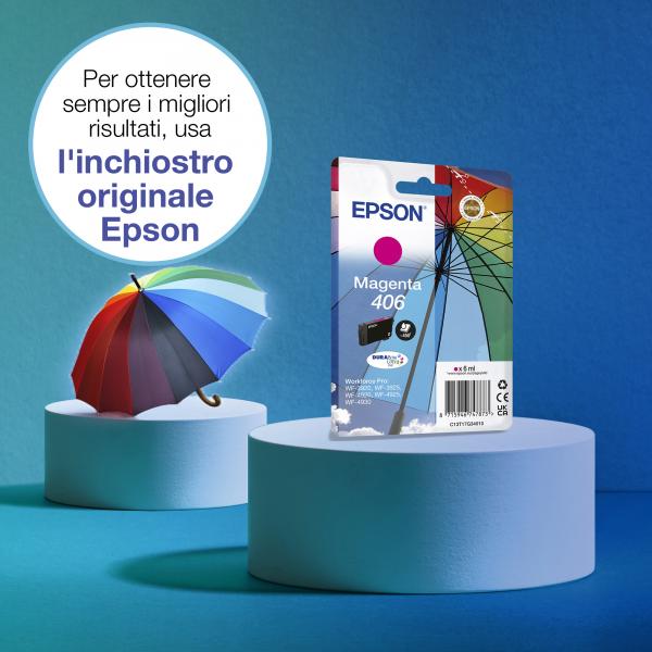 Epson Inchiostri DURABrite Ultra Ombrello 406 confezione singola magenta [C13T17G34010]