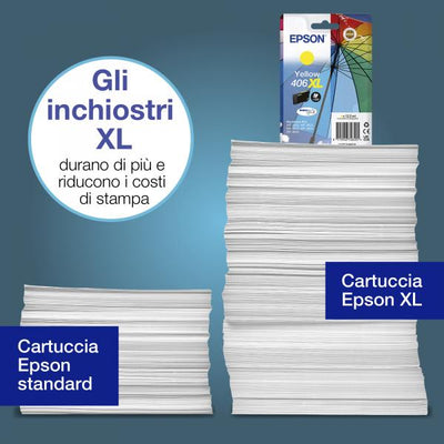 Epson Inchiostri DURABrite Ultra Ombrello confezione singola 406XL giallo [C13T17H44010]