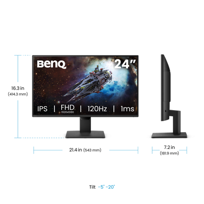 BenQ GW2490P Monitor PC 61 cm (24") 1920 x 1080 Pixel Full HD LED Nero [GW2490P]
