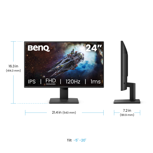BenQ GW2490P Monitor PC 61 cm (24") 1920 x 1080 Pixel Full HD LED Nero [GW2490P]