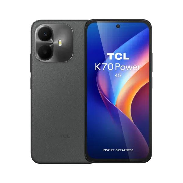 TCL K70 Power 4G 17,3 cm (6.8") Doppia SIM Android 16.0 USB tipo-C 6 GB 128 GB 6500 mAh Grigio [0169210274]