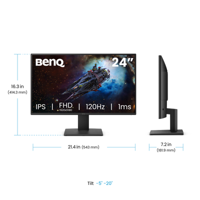 BenQ GW2491P Monitor PC 60,5 cm (23.8") 1920 x 1080 Pixel Full HD LED Nero [GW2491P]