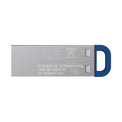 Kingston Technology DataTraveler 128GB  Kyson 220 MB/s USB 3.2 Gen 1 in metallo [DTKNG2/128GB]
