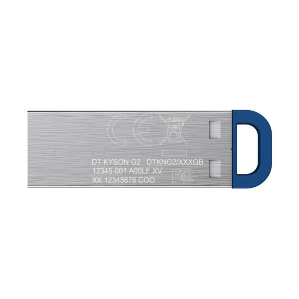 Kingston Technology DataTraveler 128GB  Kyson 220 MB/s USB 3.2 Gen 1 in metallo [DTKNG2/128GB]