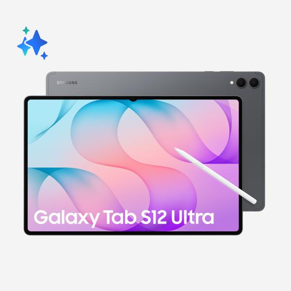 Samsung Galaxy Tab S12 Ultra, WIFI, 12GB+256GB, Display 14.6", Gray, Galaxy AI, Batteria 11.600 Mah [SM-X940NZAREUB]