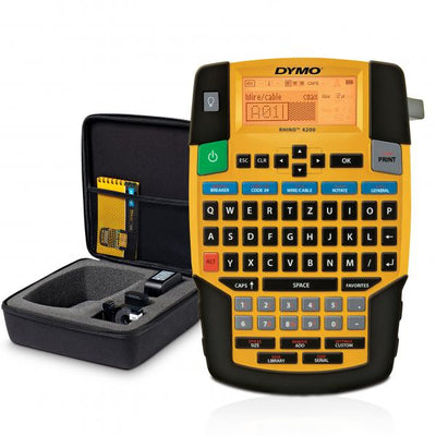 Dymo Rhino 4200 Industrial Label Maker - Case Kit - Qwertz - German Layout [1852998]