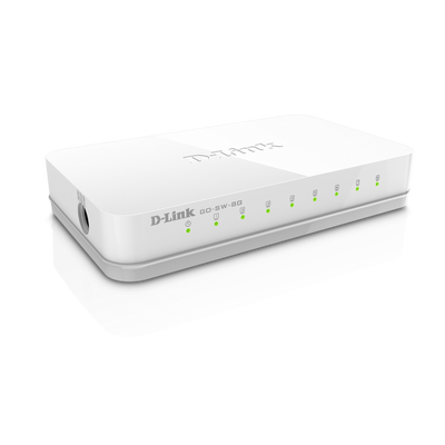 D-LINK SWITCH 8 PORTE GIGABIT EASY DESKTOP [GO-SW-8G]