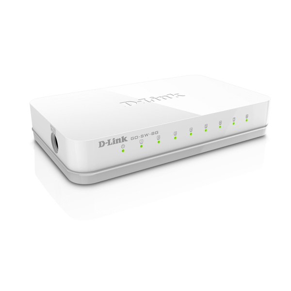 D-LINK SWITCH 8 PORTE GIGABIT EASY DESKTOP [GO-SW-8G]