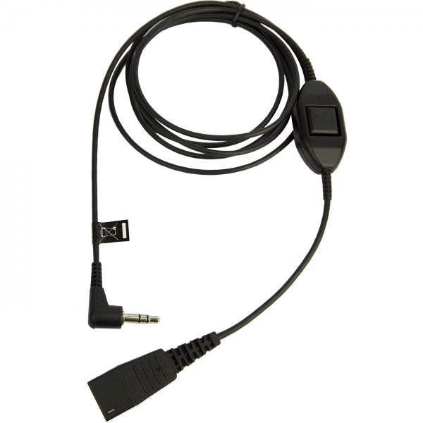 Jabra GN quick disconnect (QD) to 3.5 mm jack cord for Alcatel [8735-019]