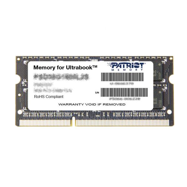 PATRIOT RAM SODIMM 8GB DDR3L 1600MHZ CL11 1,35V [PSD38G1600L2S]