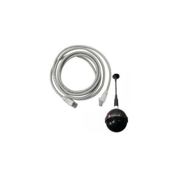 Poly Extended length White "drop cable" for connecting Spherical Ceiling Microphone Array elem [2457-26765-072]