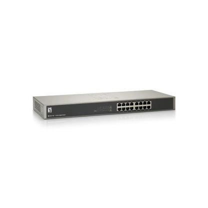 Level One 16-Port Gigabit Switch-Metal Case-RackMountable [GSW-1657]