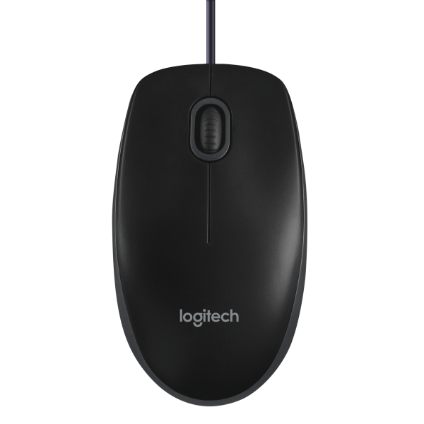 Logitech B100 Wired Mouse - Black [910-003357]