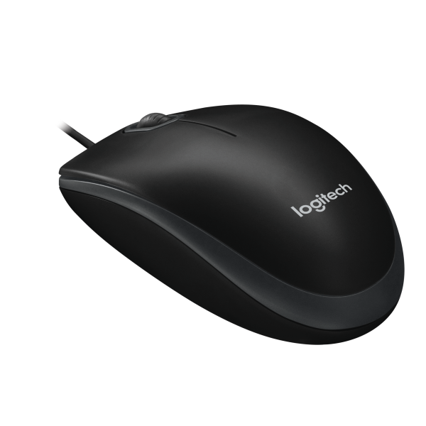 Logitech B100 Wired Mouse - Black [910-003357]