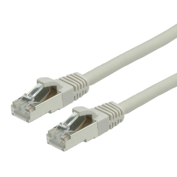VALUE CAVO DI RETE S/FTP (PIMF) PATCHCORD CAT.6/CLASS E, LSOH, GRIGIO, 0.5M [21.99.0700]