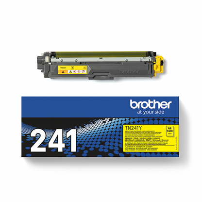 BROTHER TONER GIALLO 1.400 PAG PER DCP9020CDW - HL3140CW - HL3150CDW - HL3170CDW - MFC-9330CDW - MFC-9340CDW [TN241Y]