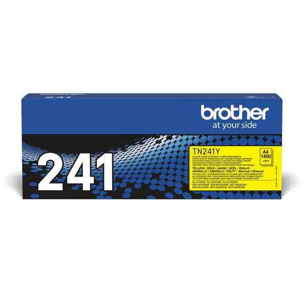 BROTHER TONER GIALLO 1.400 PAG PER DCP9020CDW - HL3140CW - HL3150CDW - HL3170CDW - MFC-9330CDW - MFC-9340CDW [TN241Y]
