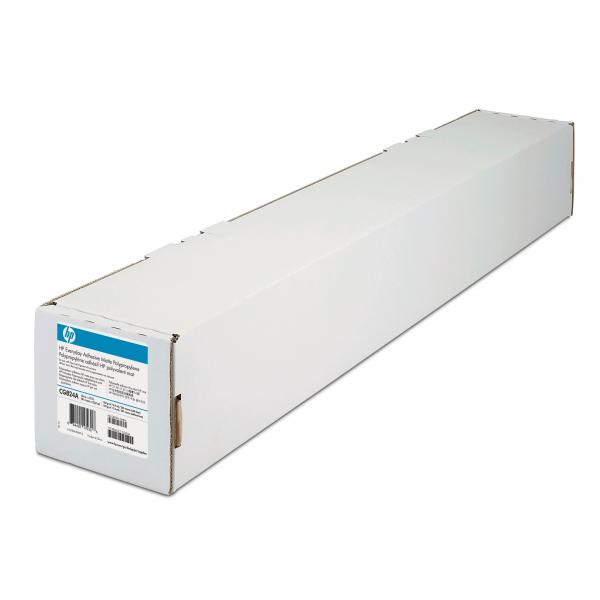 HP Confezione da 2 di polipropilene adesivo opaco per uso quotidiano, 610 mm x 22,9 m (24"" x 75 piedi) [C0F18A]