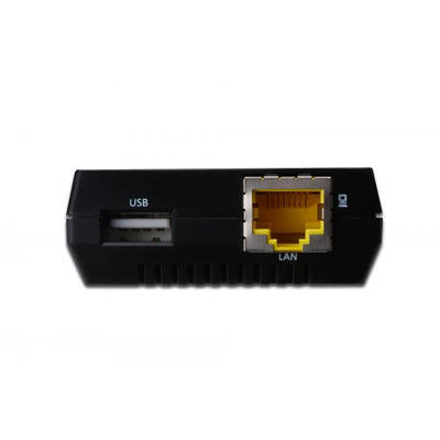 Digitus Multifunction USB Network Server - 1-port Network USB Hub - NAS - Print Server - USB 2.0 - RJ45 [DN-13020]