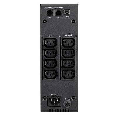 EATON 5S UPS, 1000 VA, 600 W, INGRESSO: C14, USCITE: (4) C13, (4) C13 SOLO SURGE, TOWER [5S1000I]