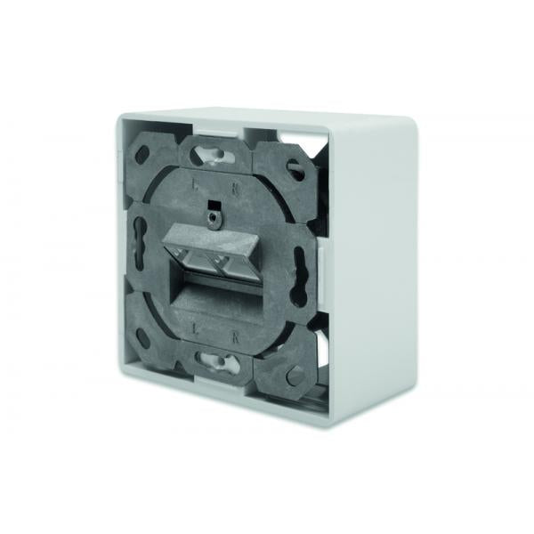 Digitus Wall Outlet - CAT 6A - 2x RJ45 - Shielded LSA - White [DN-9007-S-1]