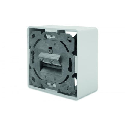Digitus Wall Outlet - CAT 6A - 2x RJ45 - Shielded LSA - White [DN-9007-S-1]