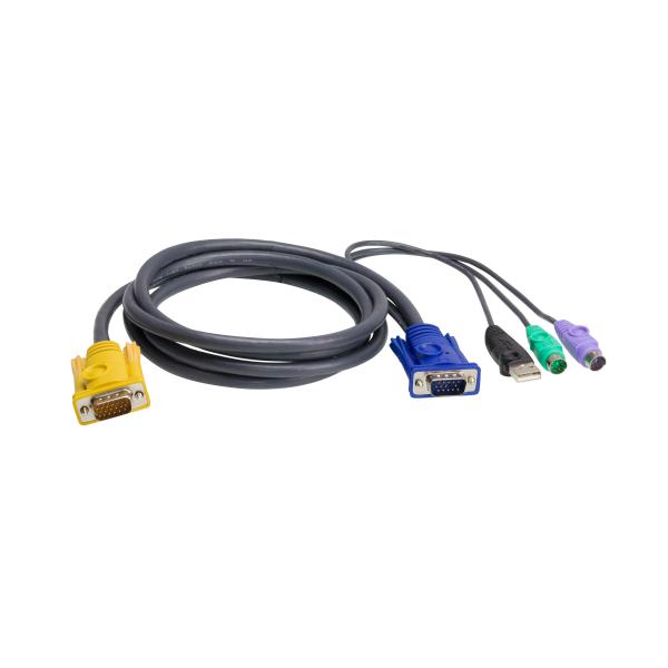 Aten Cable For PS/2 & USB Computer 1,8m [2L-5302UP]