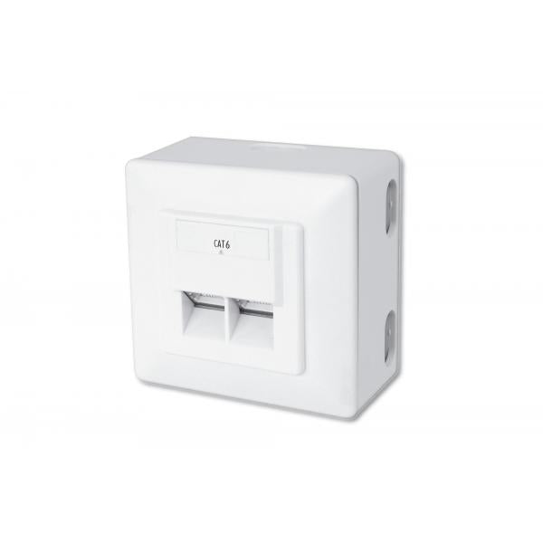 Digitus CAT 6 wall outlet, shielded - 2x RJ45 [DN-9006-N]