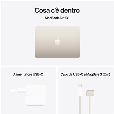 Apple MacBook Air 13'' M4 chip 10-core CPU 8-core GPU, 16GB, 256GB SSD - Galassia [MW0Y3T/A]