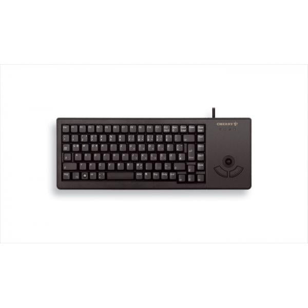 Cherry G84-5400 TRACKBALL - Mechanical Keyboard - Corded - QWERTY - Black [G84-5400LUMEU-2]