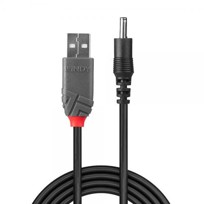 LINDY CAVO USB MASCHIO A DC 1.35/3.5MM, 1.5M [70266]