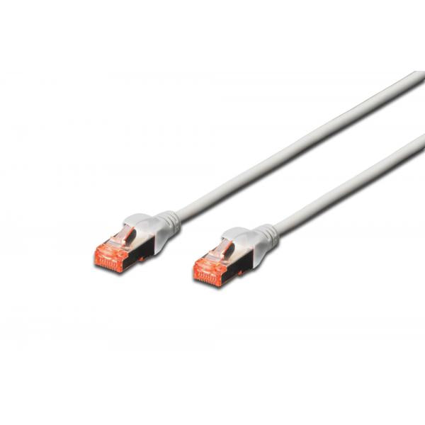 Digitus CAT 6 S-FTP patch cord - Cu - LSZH AWG 27/7 - length 5 m - Grey [DK-1644-050]