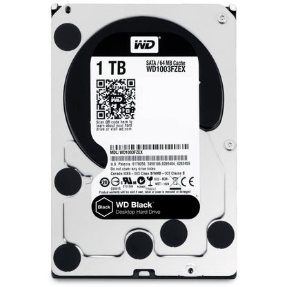WESTERN DIGITAL HDD BLACK 1TB 3,5 7200RPM SATA 6GB/S 64MB CACHE ** RICONDIZIONATO** [WD1003FZEX_R]