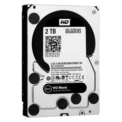 WESTERN DIGITAL HDD BLACK 2TB 3,5 7200RPM SATA 6GB/S 64MB CACHE [WD2003FZEX]