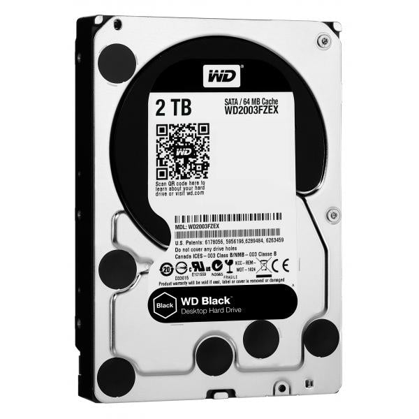 WESTERN DIGITAL HDD BLACK 2TB 3,5 7200RPM SATA 6GB/S 64MB CACHE [WD2003FZEX]